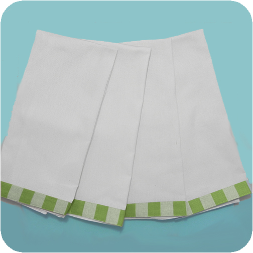 Vintage Gingham Tea Towels Dark Green