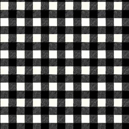 White as Snow Buffalo Plaid Black 3W114