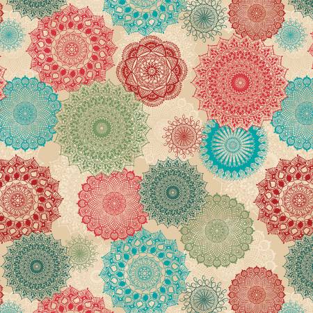 Winter Haven Dancing Doilies Multi 806150