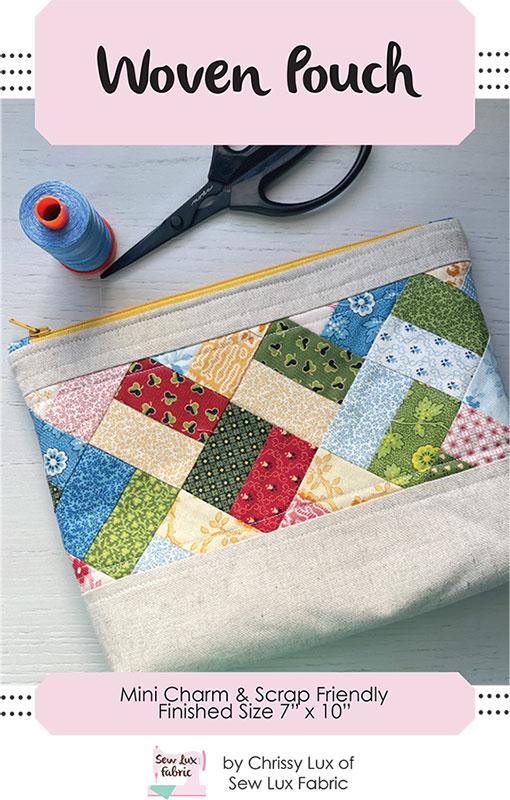 Woven Patchwork Pouch