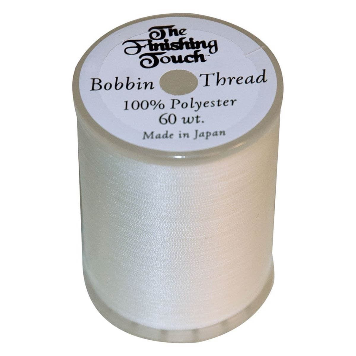 Finishing Touch bobbin thread - White 60 wt