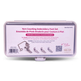 Baby Lock Yarn Couching Embroidery Foot Set, 4 Soles
