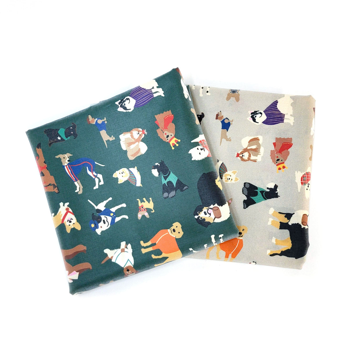 Splash Laminate Cotton Fabric 1 Yard Cut - Beach Dogs
