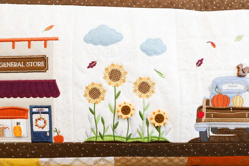 Kimberbell Autumn Acres Bench Pillow Pattern
