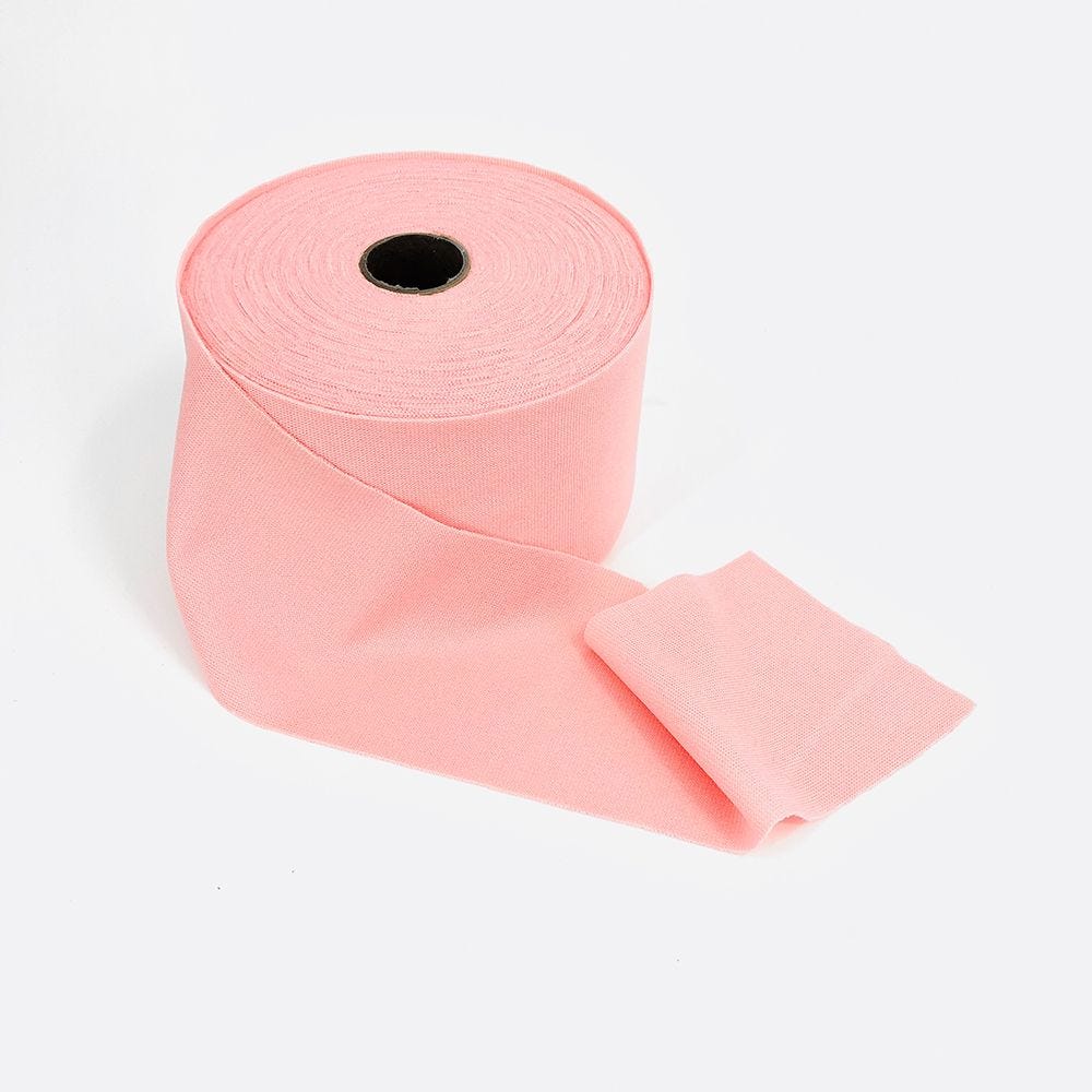 Pink Polyester Demo Cloth 25 yd Roll 4 Inch Wide